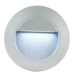 Éclairage LED de Contremarche Rond 1,2 W 230 V Blanc Chaud IP65