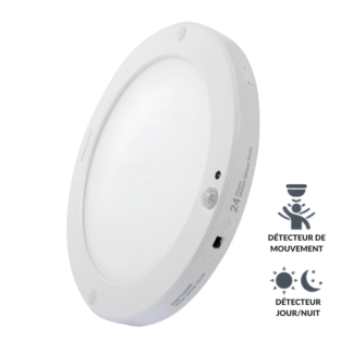 Panneau LED Encastré Rond Blanc Neutre