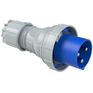 Fiche Industrielle Mâle 2P+T 125 A 230 V IP67