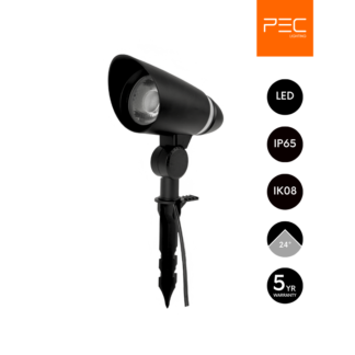 Projecteur LED de Jardin 10 W Blanc Chaud IP65 – Série Focus