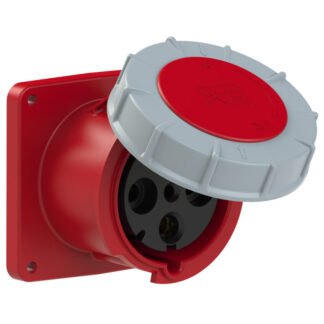 Prise Industrielle Encastrée Droite 3P+T 125 A IP67
